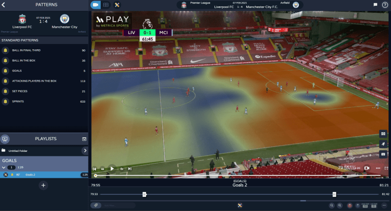 sports data analysis with a football analysis and coaching software